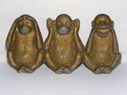 The three wiser Monkeys
